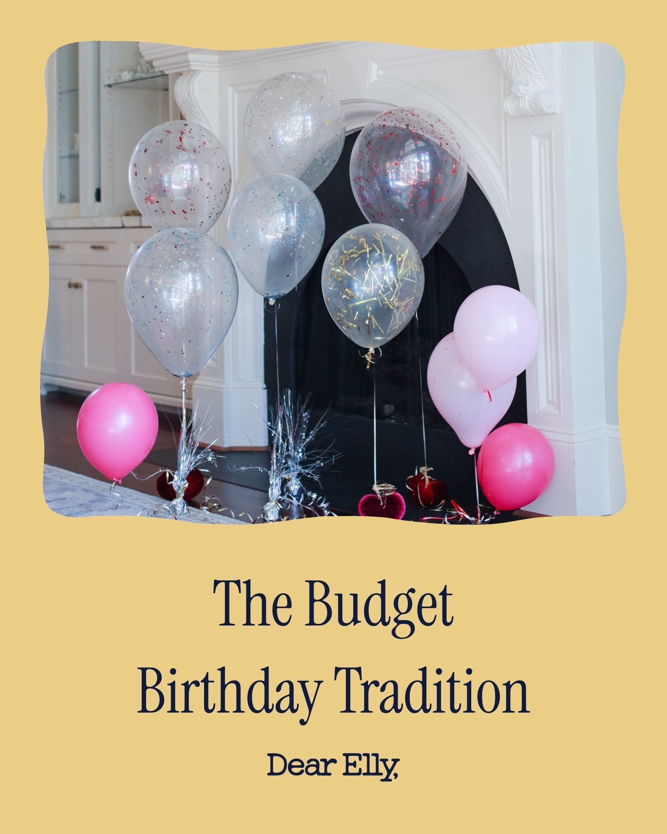 The Balloon Trail: The Budget Birthday Tradition